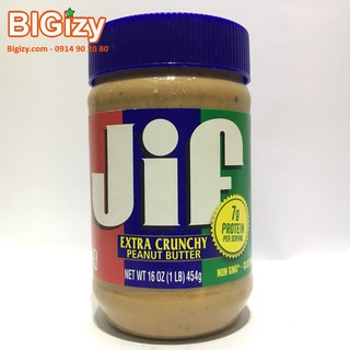 Bơ Đậu Phộng Mịn Jif (454g)