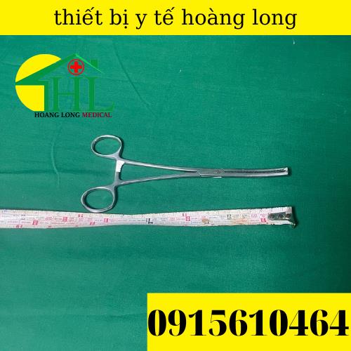 Panh Y Tế, Panh Gắp Phẫu Thuật, Pen Kẹp Y Tế, Panh Cong Có Mấu 20cm - Hàng Pakistan