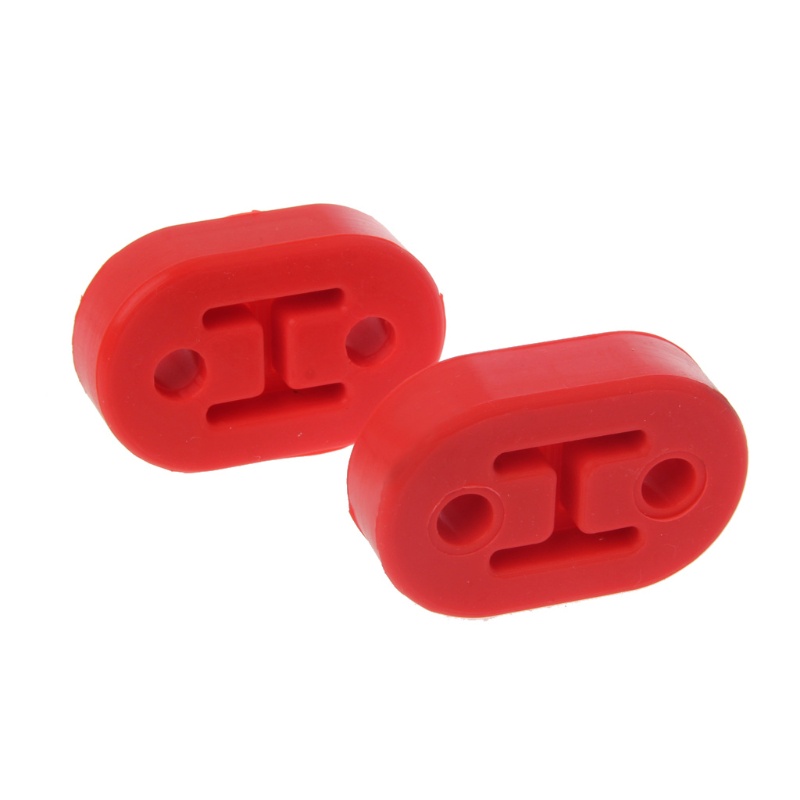 Set 2 Móc Treo Ống Xả Xe Hơi 2 Lỗ Bằng Cao Su Cách Nhiệt Tốt Tiện Dụng