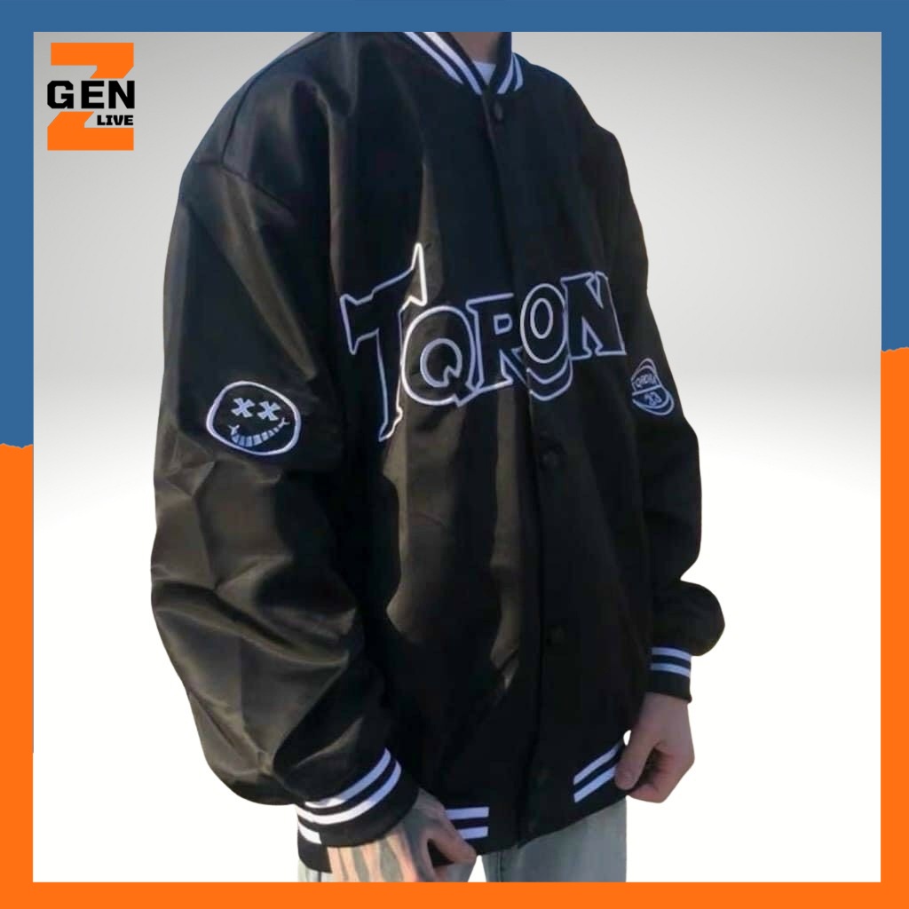 Áo bomber nam nữ chất dù mát, đi mưa được, in chữ lên áo - LZ FASHION - TP003