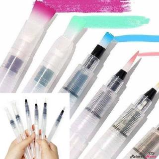 ♨RH-3/6Pcs Refillable Water Color Soft Painting Brush Marker Watercolour Drawing Pen