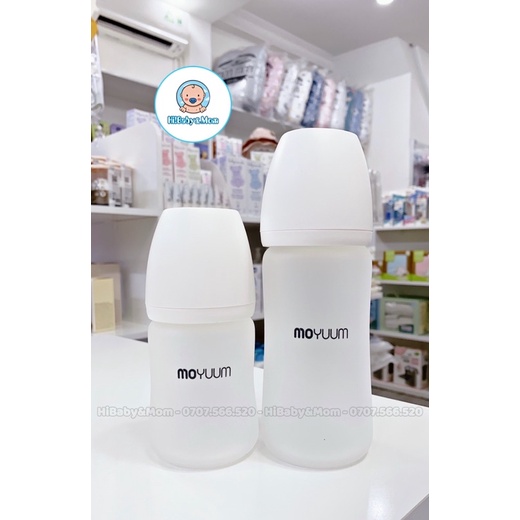 BÌNH SỮA MOYUM THUỶ TINH [150ml - 240ml]