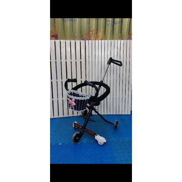 Xe đẩy gấp gọn 2 Chiều  3 bánh