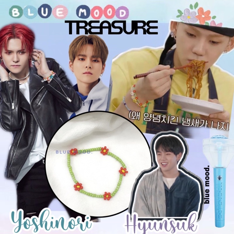 Vòng tay handmade hạt cườm Inspired Hyunsuk x Yoshi Treasure