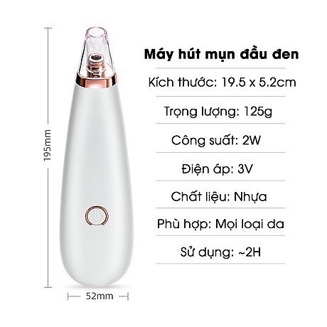 MÁY HÚT MỤN MINI CẦM TAY THẦN THÁNH