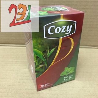 Hộp 20 Túi Trà Lọc Cozy Bạc Hà 40g