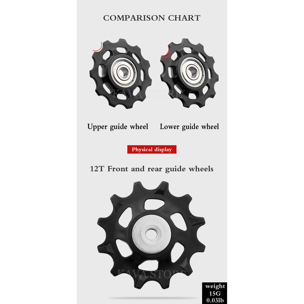 Bộ Ròng Rọc Sửa Chữa Xe Đạp Leo Núi Shimano Sram X01 Xx1 Gx Nx 11t 12t