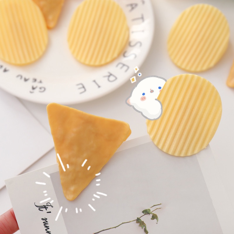 Kẹp Bịt Kín Túi Đựng Đồ Ăn Vặt Hình Bánh Snack Sáng Tạo Dễ Thương