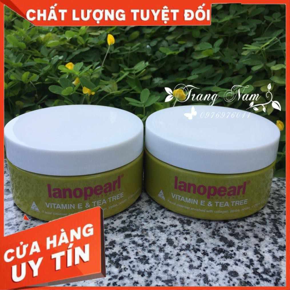 Sữa rửa mặt tinh chất trà xanh 250ml Lanopearl Vitamin E & Tea Tree Facial Cleaner (Úc)