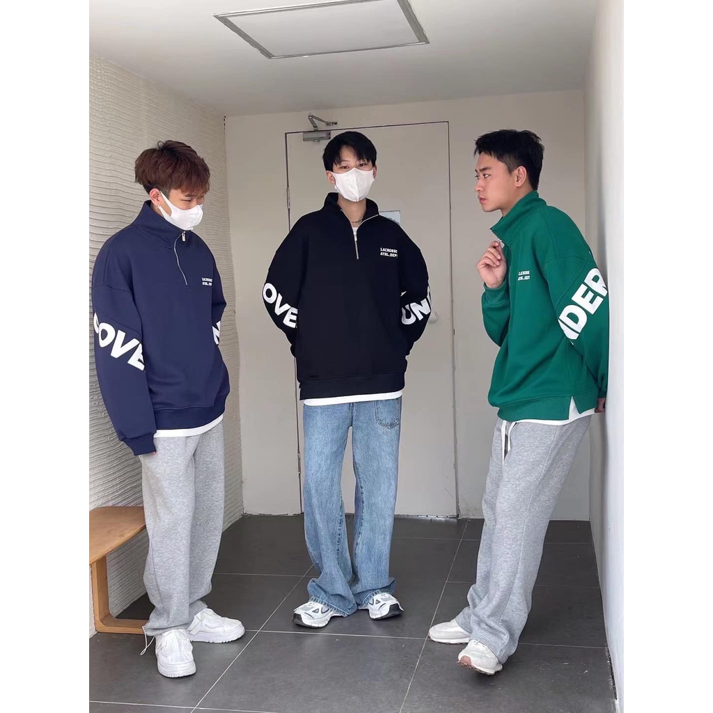 Áo polo Zip - Áo nỉ unisex nam nữ 94host