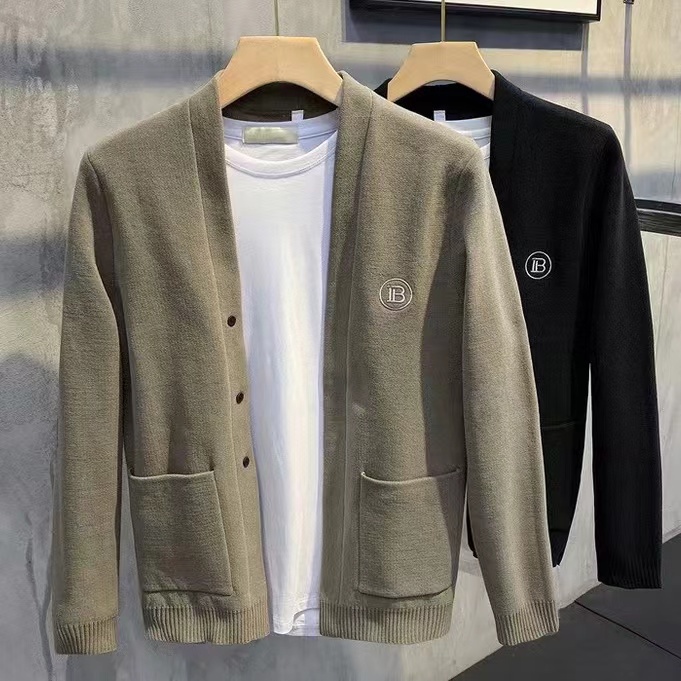 Áo khoác nam tay dài kiểu dáng thời trang phong cách nhật bản  chắp vá phong cách hàn quốc áo đôi cổ điển đơn giản lỏng lẻo