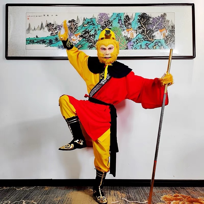 Set trang phục cosplay Tôn Ngộ Không - phim Tây Du Ký hàng chuẩn cao cấp.