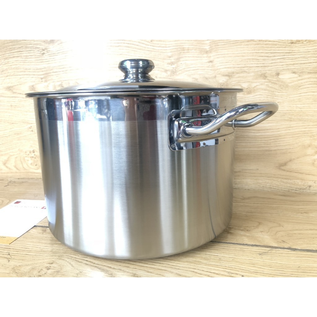 Nồi inox 3 đáy sandwich inox 430 Fivestar Standard bếp từ nắp inox  (16cm/18cm/20cm/24cm/26cm/28cm/30cm )