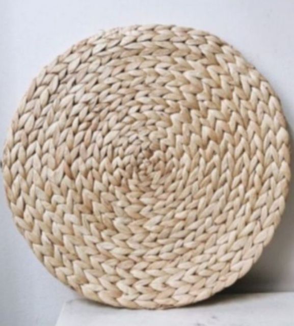 Lót Lục Bình, Lót Cói HUNGPHUC, dùng lót đĩa / decor trang trí trong nhà