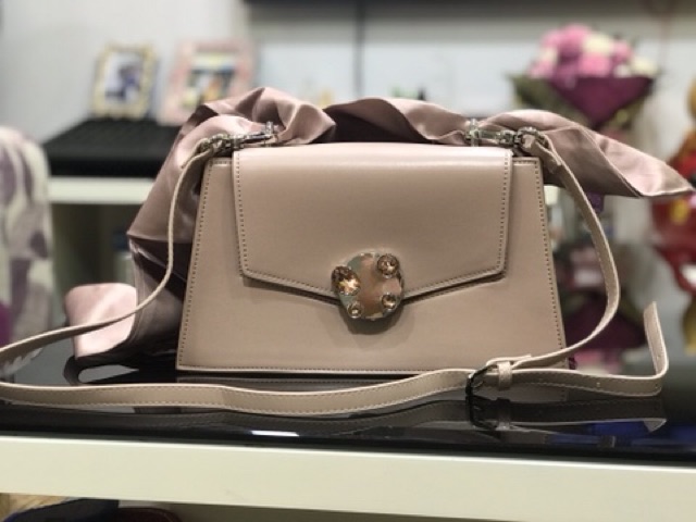 Túi CHARLES & KEITH , Tui C & K màu hồng nude