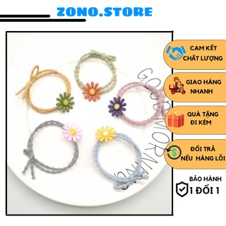Dây buộc tóc, dây cột tóc bông cúc dễ thương dùng cho mẹ và bé