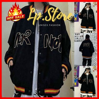 Áo Khoác Bomber Nam Nữ - Áo Khoác Kaki Unisex HORNOY Vải Nhung [Tặng Quà] Siêu Hot - LP.STORE