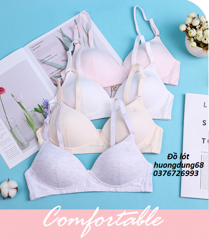 [ Mã FAMAYWA2 giảm 10K đơn 50K] Bra / Áo Ngực Cotton Hình Cat Nữ Sinh Xuất Đông Âu ( AL : 203 ) Hàng Loại Đẹp.