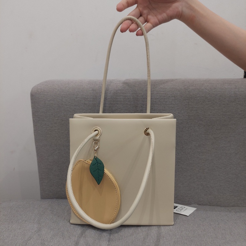 Túi Đeo Vai Kết Hợp Đeo Chéo Tặng Kèm Ví Nhỏ Hình Chiếc Lá Dễ Thương Cidu CD28