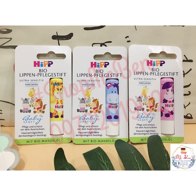 SON DƯỠNG MÔI HỮU CƠ HIPP DÀNH RIÊNG CHO BÉ