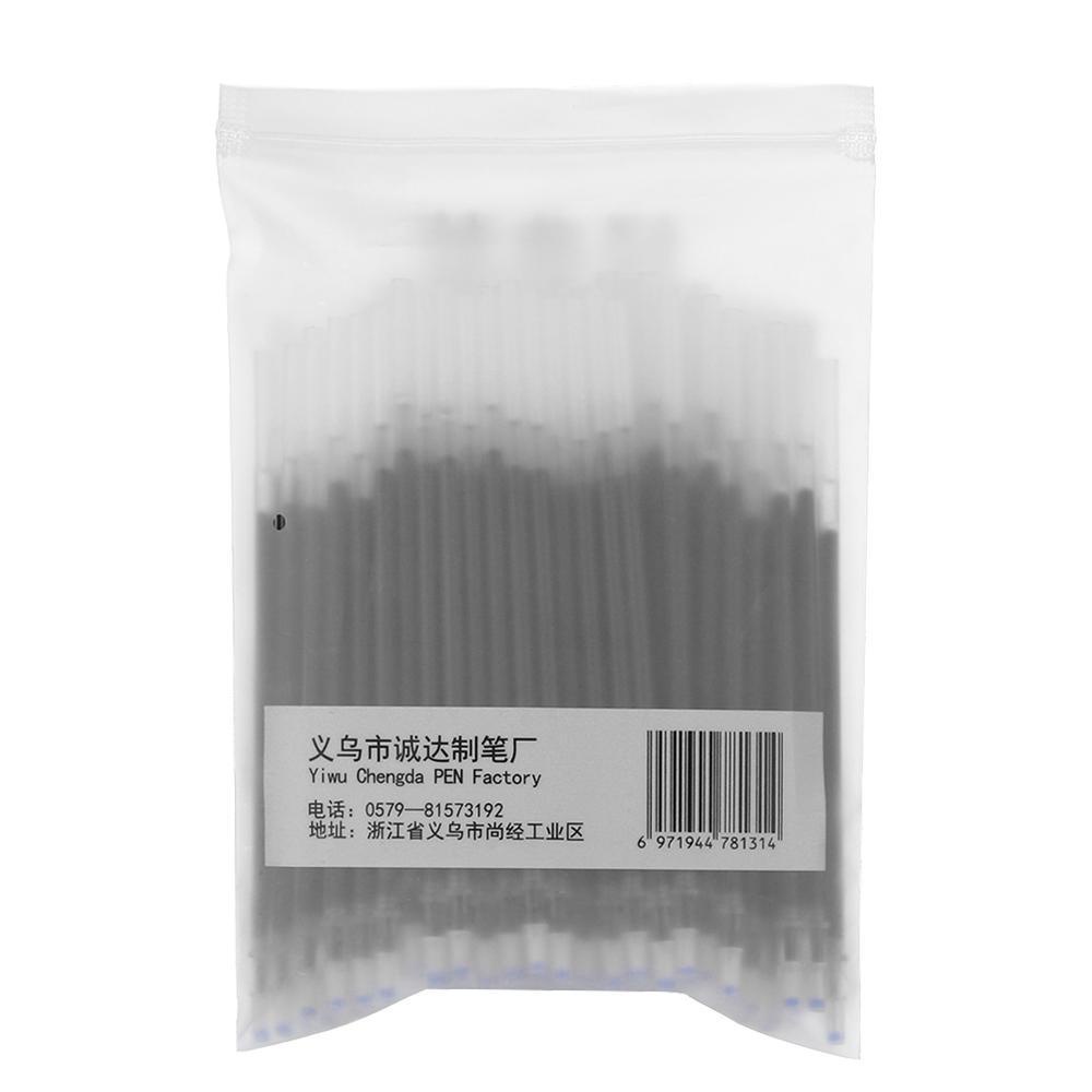 20 / 50 / 100 Ruột Bút Bi Nước Thay Thế Mực Đen Ngòi 0.5mm