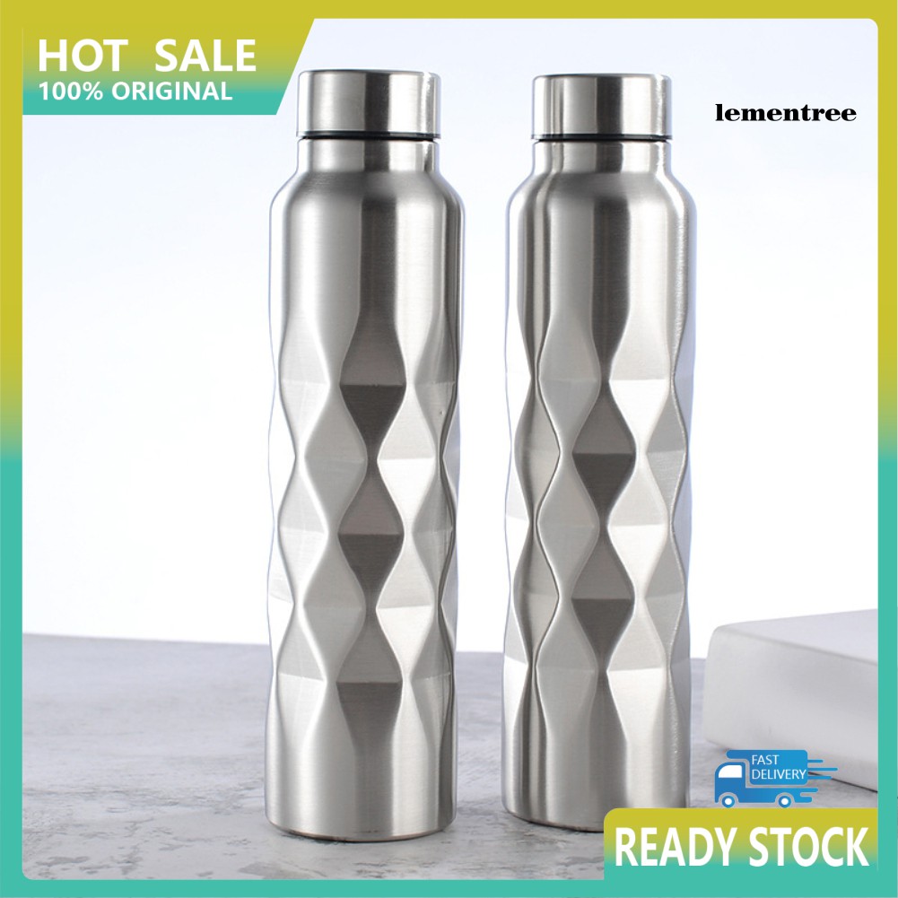 ❃Lhrxrx❃Bình Nước Thể Thao Dung Tích Lớn 1000ml Bằng Thép Không Gỉ