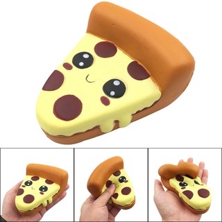 Squishy hình pizza hoạt hình ngộ nghĩnh 10x12x5.5cm đồ chơi hỗ trợ xả stress giảm căng thẳng