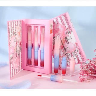 Set son kem lì Aerveal Beauty Charm Colour 2 đầu son kem và son dưỡng