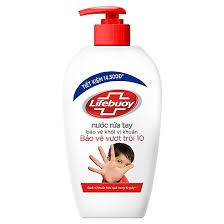 Nước Rửa Tay Lifebuoy Bảo Vệ Vượt Trội 180g