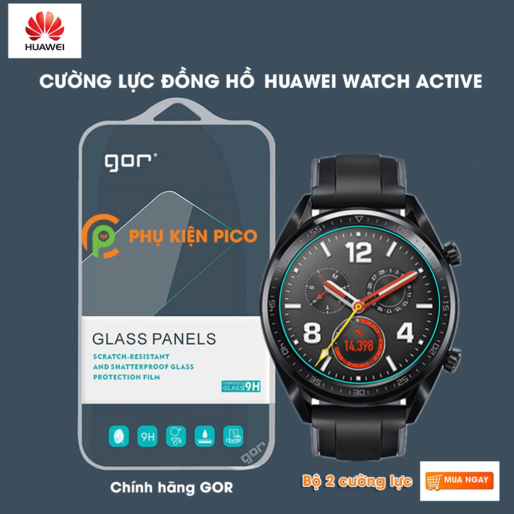 Kính cường lực đồng hồ Huawei Watch GT Active chính hãng GOR - Dán màn hình Watch GT Active