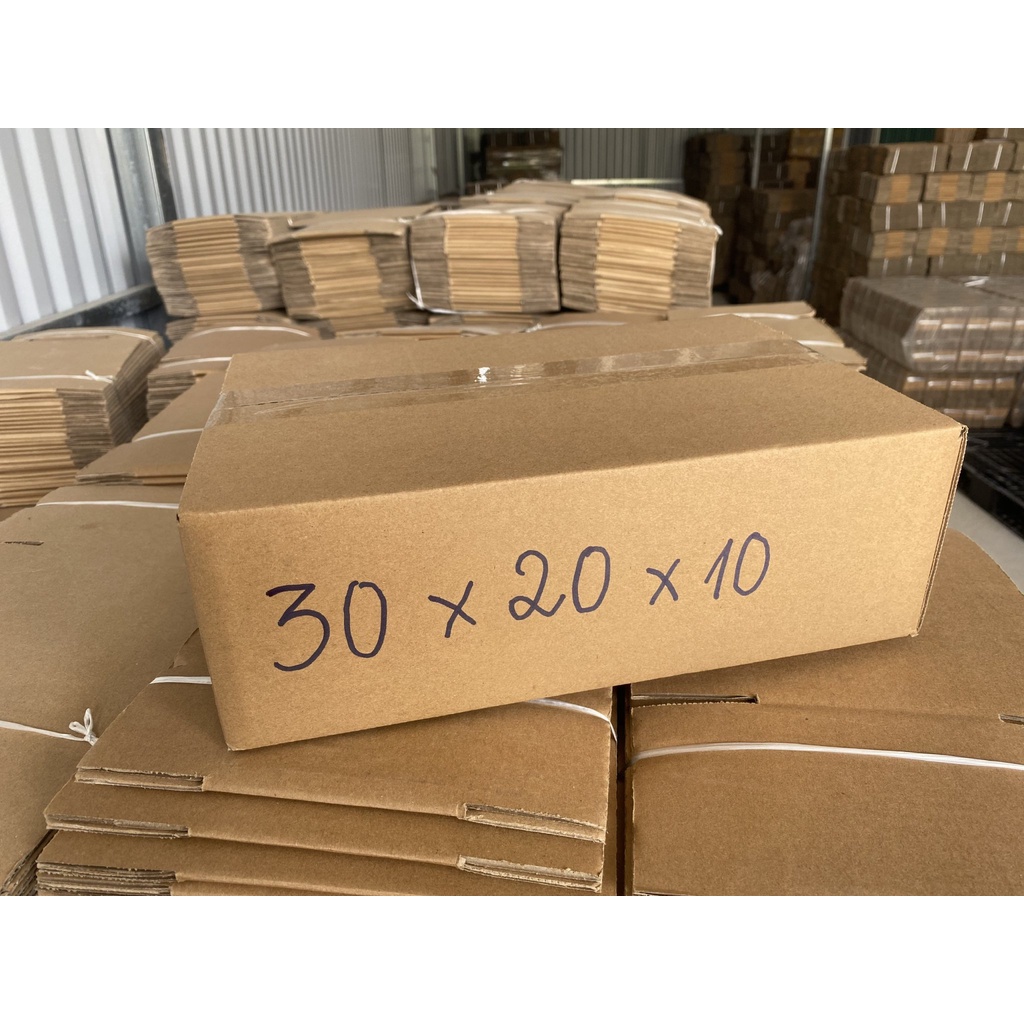 Hộp carton đóng hàng  30x20x10