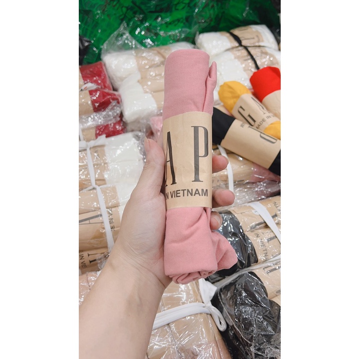 Áo Thun Nữ GAP Cổ TForm Rộng Hàn Quốc Trơn Chất Đũi Dày Mịn Thoáng Mát Thiết Kế Thời Trang Kiểu Dáng Năng Động Trẻ Trung