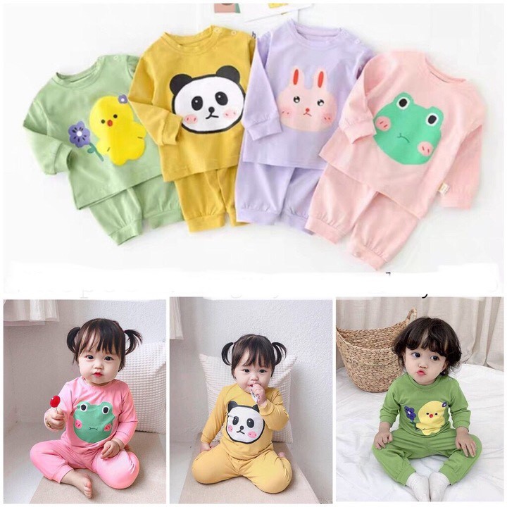 Bộ dài tay thun lạnh cho bé từ 7-11kg