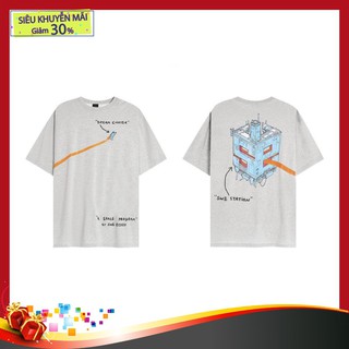 [ FREE SHIP] ÁO THUN TAY LỠ FORM UNISEX (NAM NỮ) SWE SPACE - Chất thun cotton 100% co giãn 4 chiều