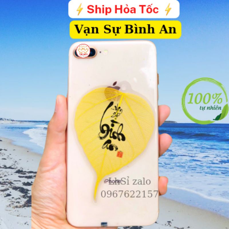 Lá Bồ Đề _ chữ Vạn Sự Bình An mẫu mới