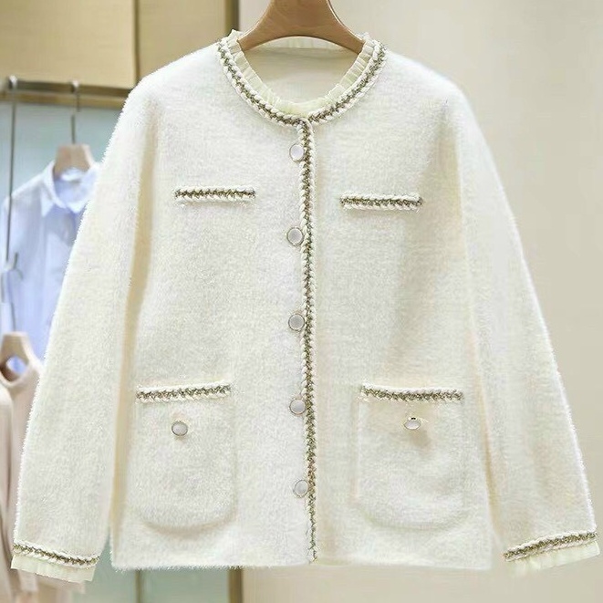 Áo khoác len lông cừu nữ cardigan [ hàng loại 1 ], chất len mềm mịn phong cách thời trang hàn quốc | BigBuy360 - bigbuy360.vn