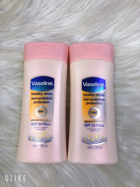 Sữa dưỡng thể Vaseline Healthy White SPF 24 PA ++ 200ml