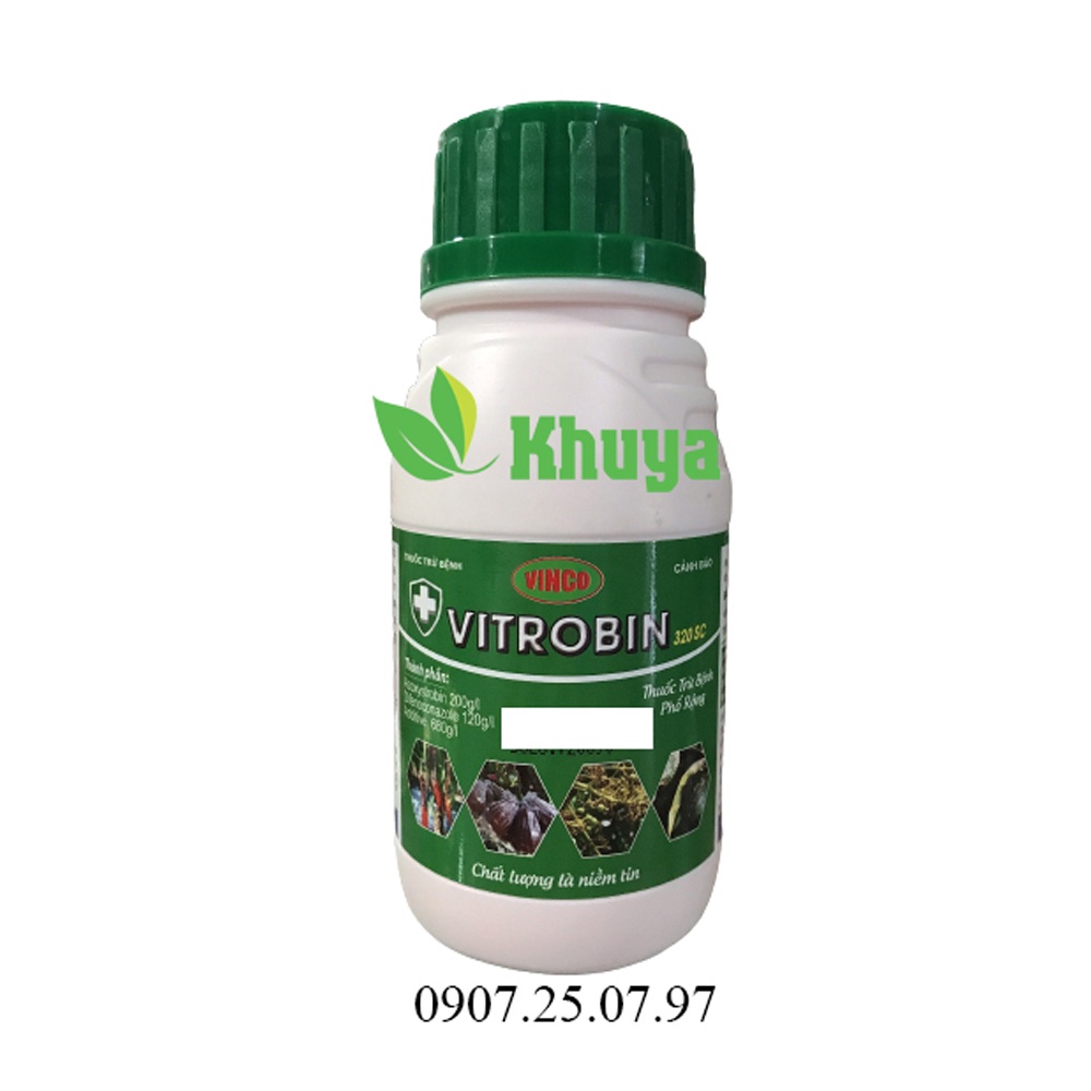 Thuốc trừ bệnh Vitrobin 320SC chai 200ml Thán thư - Sương mai