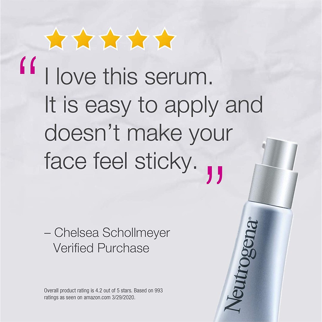 Tinh chất chống lão hóa Neutrogena Rapid Wrinkle Repair Anti Aging Serum ( 29ml )