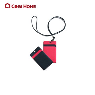 Thẻ đeo bảng tên nhân viên văn phòng bằng da PU - Thẻ bảng tên sinh viên 6.3x10.7 cm - FUNSHOP - Cobi Home