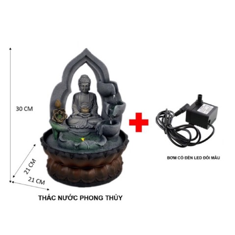 Thác nước phong thuỷ Phật thiền