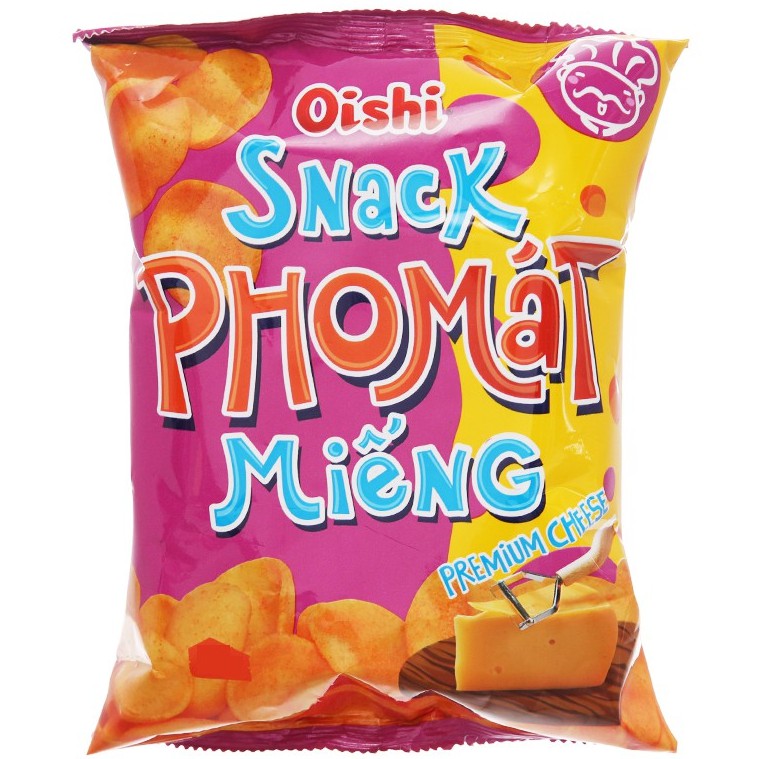 Snack Oishi các loại (cua vị sốt chua ngọt, tôm cay, indo mực, phomat miếng) gói 40g / 80g