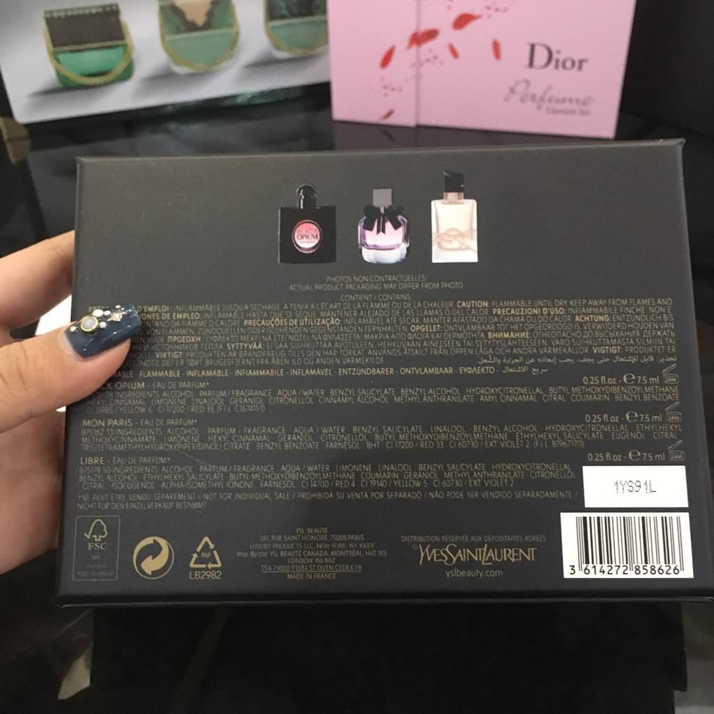 ❤️ chính hãng ❤️ Bộ Nước Hoa YSl Yves Saint Laurent Pháp. sang trọng, khuyến rũ, bí ẩn | Thế Giới Skin Care