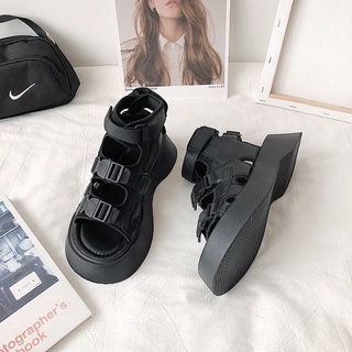 Sandal HIG cổ cao đế độn trơn basic siêu tôn dáng 💗