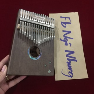 (Có video test) Đàn Kalimba Yael 17 phím gỗ Mahogany (Moon)