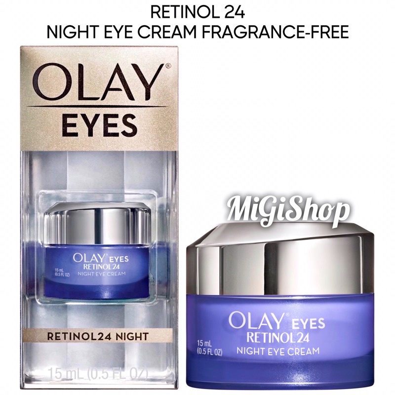 Kem Dưỡng Mắt Ban Đêm Olay Retinol 24 Night Eye Cream 15ml