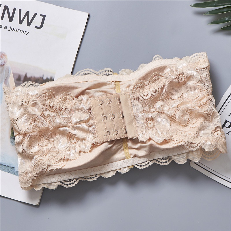 Áo bra quây ren hoa, chất liệu cao cấp, áo quây ren mặc đầm cổ sâu freesize 328