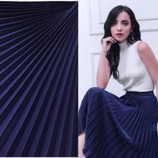 Vải bc dập ly dẻ quạt (cắt đủ 1 chân váy)