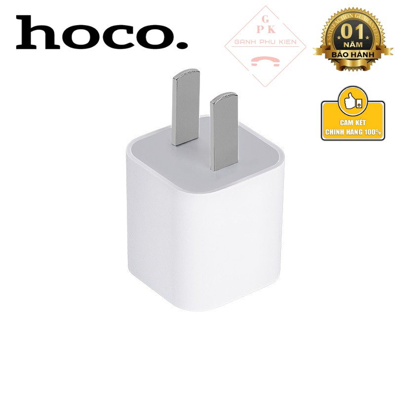 Củ Sạc iPhone HOCO UH102 dành cho Các Dòng Cáp Sạc Điện Thoại cổng kết nối USB - Iphone Samsung Xiaomi Oppo Huawei