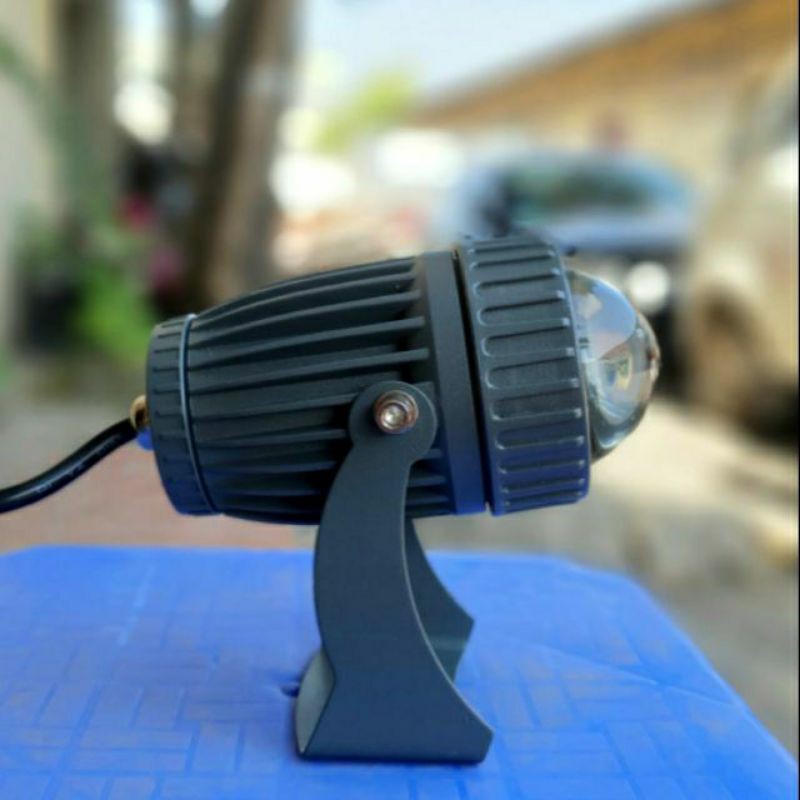 Đèn rọi chuột rọi sân vườn, tòa nhà 10w có a.s vàng, trung tính